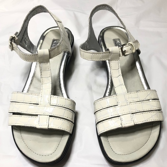 ecco white sandals